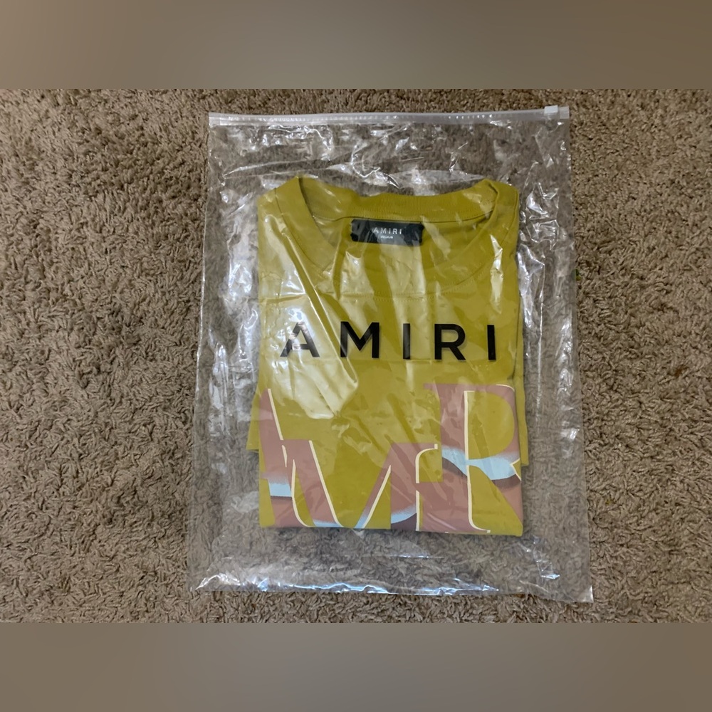 Amiri Yellow T-Shirt